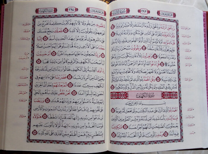 Contoh tampilan halaman Mushaf Alquran Standar Usmani