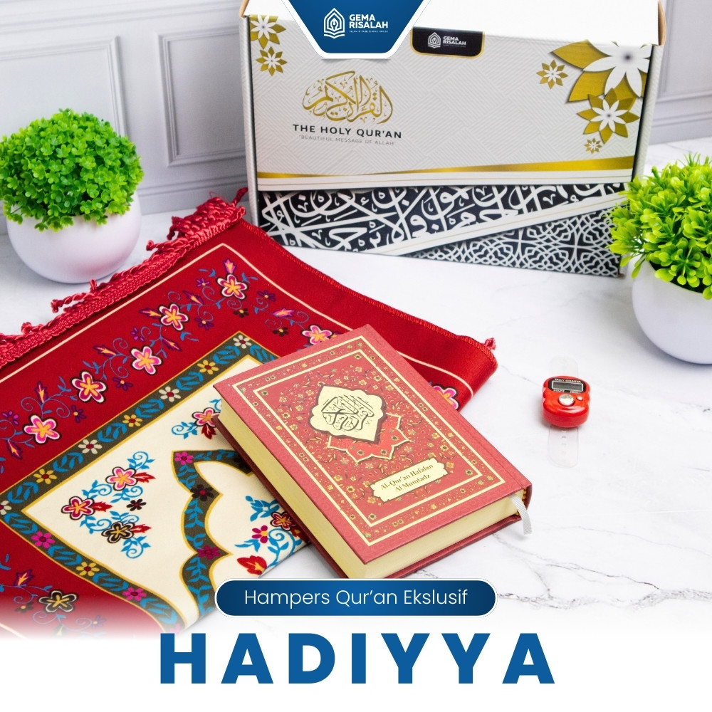 18 Hampers Gift Set Ibadah Quran Hafalan Al Mumtaz dan Sajadah Turkiye Premium Anti Slip - Gambar 1