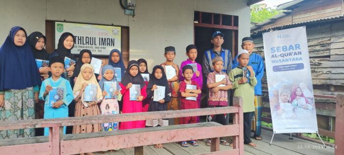 wakaf alquran untuk murid masjid di pelosok