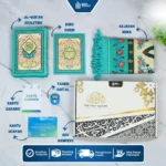 Hampers Gift Set Ibadah Quran Saku Terjemah Al-Busyro Resleting A6 - Gambar 14