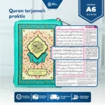 Hampers Gift Set Ibadah Quran Saku Terjemah Al-Busyro Resleting A6 - Gambar 2