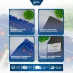 Hampers Gift Set Ibadah Quran Saku Terjemah Al-Busyro Resleting A6 - Gambar 3