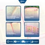 Hampers Gift Set Ibadah Quran Saku Terjemah Al-Busyro Resleting A6 - Gambar 4