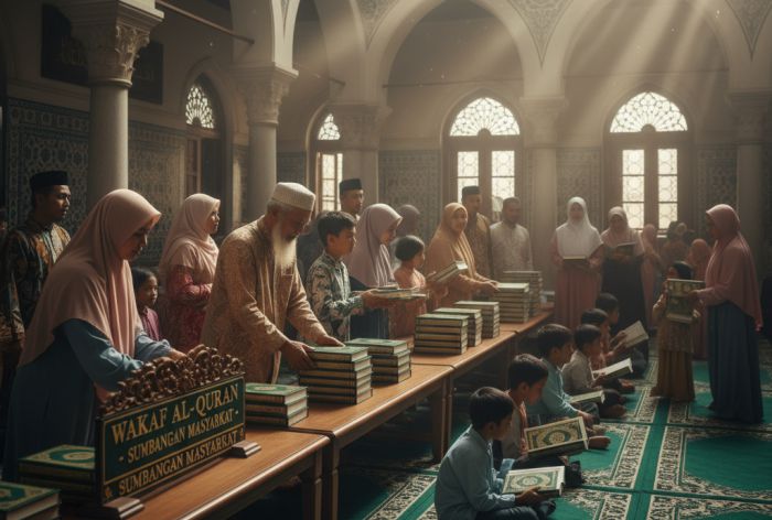 lembaga yang menerima wakaf alquran