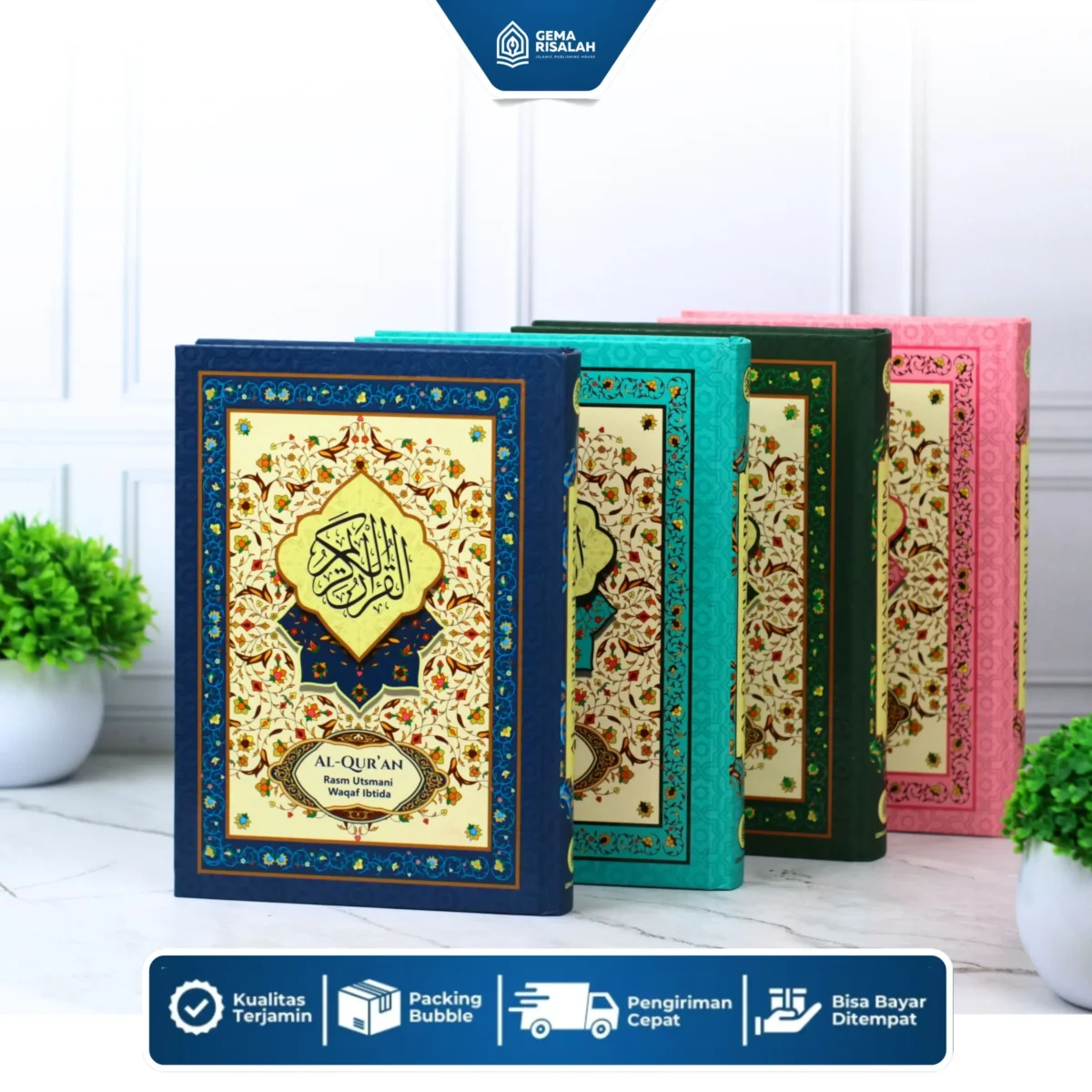 Al Jabbar A5 Mushaf Utsmani Classic Premium Non Terjemah Waqaf Ibtida - Gambar 3