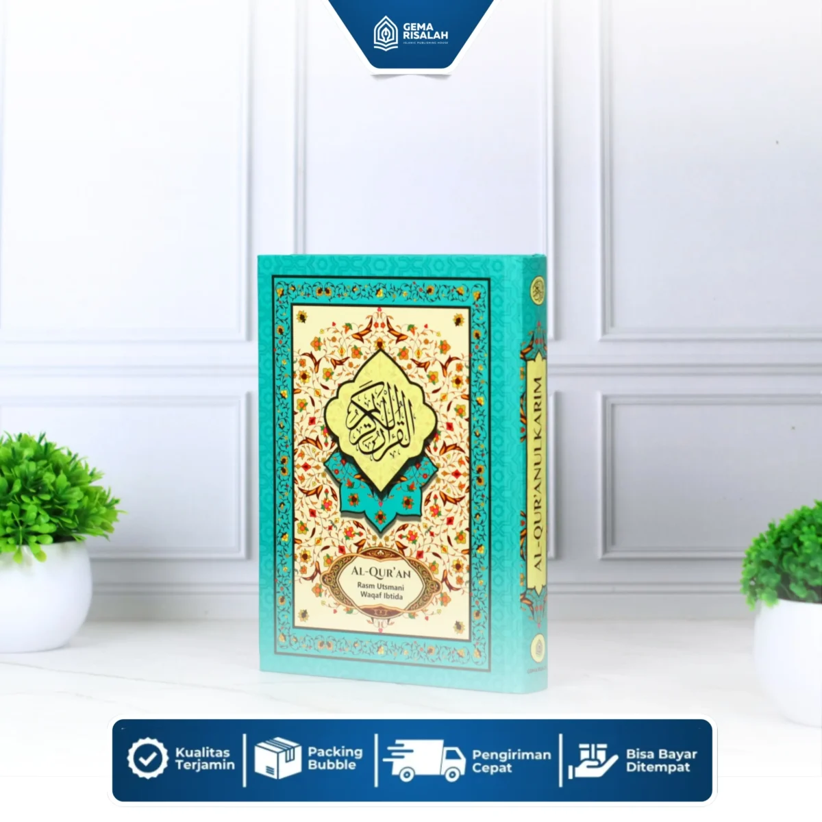 Al Jabbar A5 Mushaf Utsmani Classic Premium Non Terjemah Waqaf Ibtida - Gambar 7