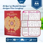 Alquran Terjemah Latin Per Kata Waqaf Ibtida Al Khalid Ukuran A4 Rasm Utsmani Standar Kemenag RI - Gambar 4