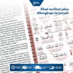Alquran Terjemah Latin Per Kata Waqaf Ibtida Al Khalid Ukuran A4 Rasm Utsmani Standar Kemenag RI - Gambar 5