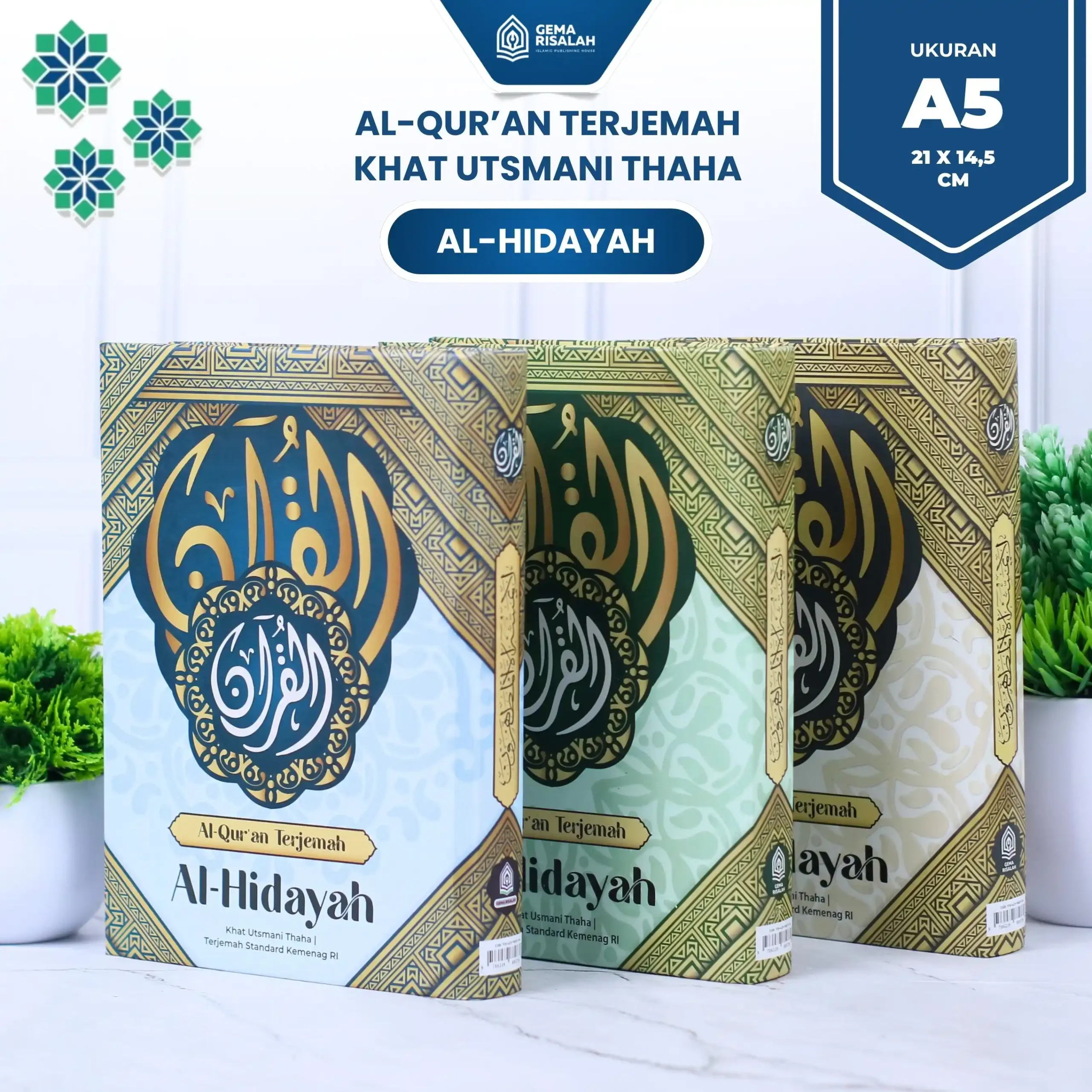 179.jpg Al-Quran Terjemahan HVS khat utsmani Al Hidayah Ukuran A5 HVS Premium Standard kemenag RI - Gambar 1