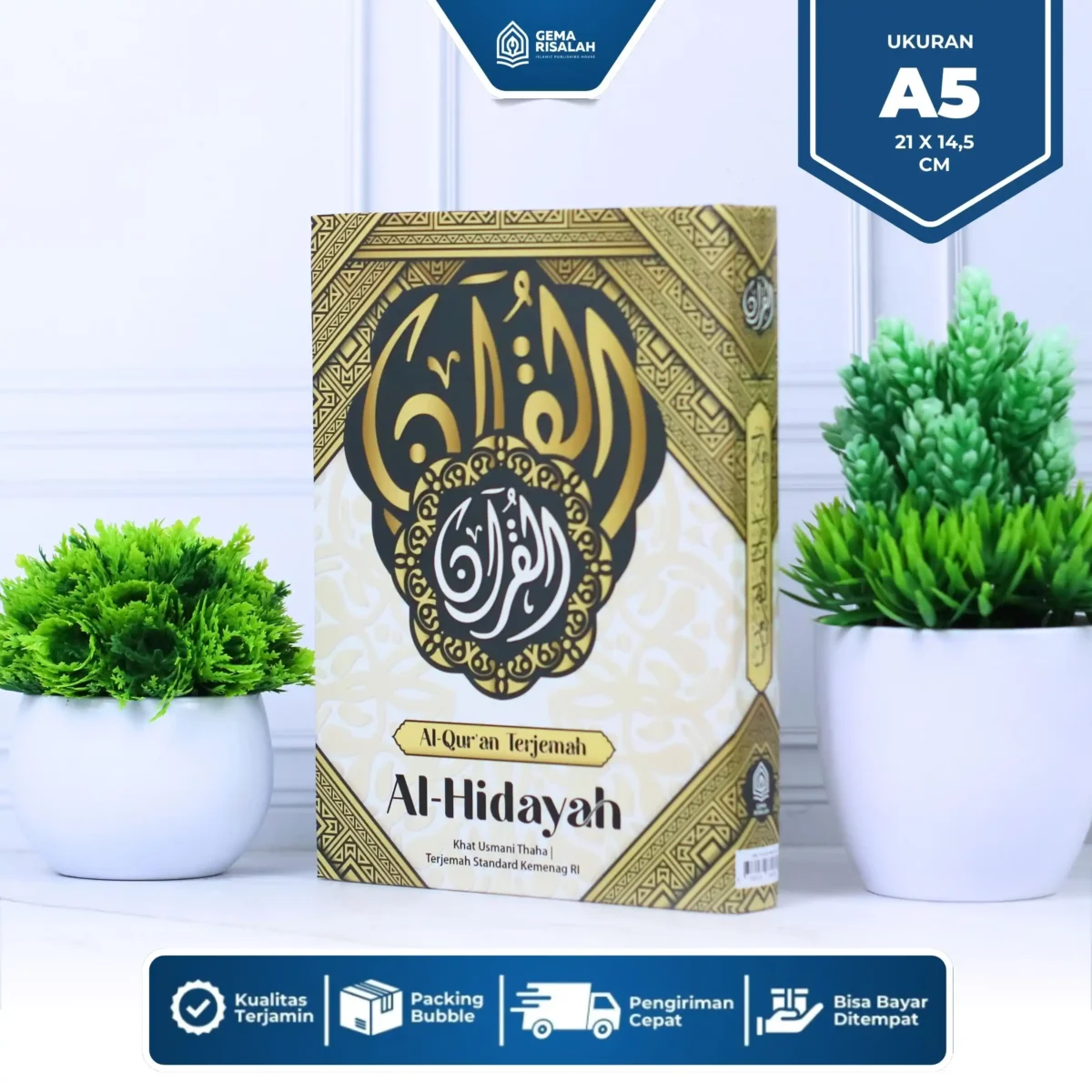 Al-Quran Terjemahan HVS khat utsmani Al Hidayah Ukuran A5 HVS Premium Standard kemenag RI - Gambar 8