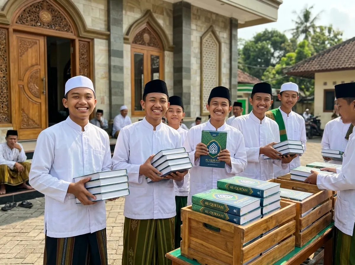 Distribusi Mushaf Skala Besar