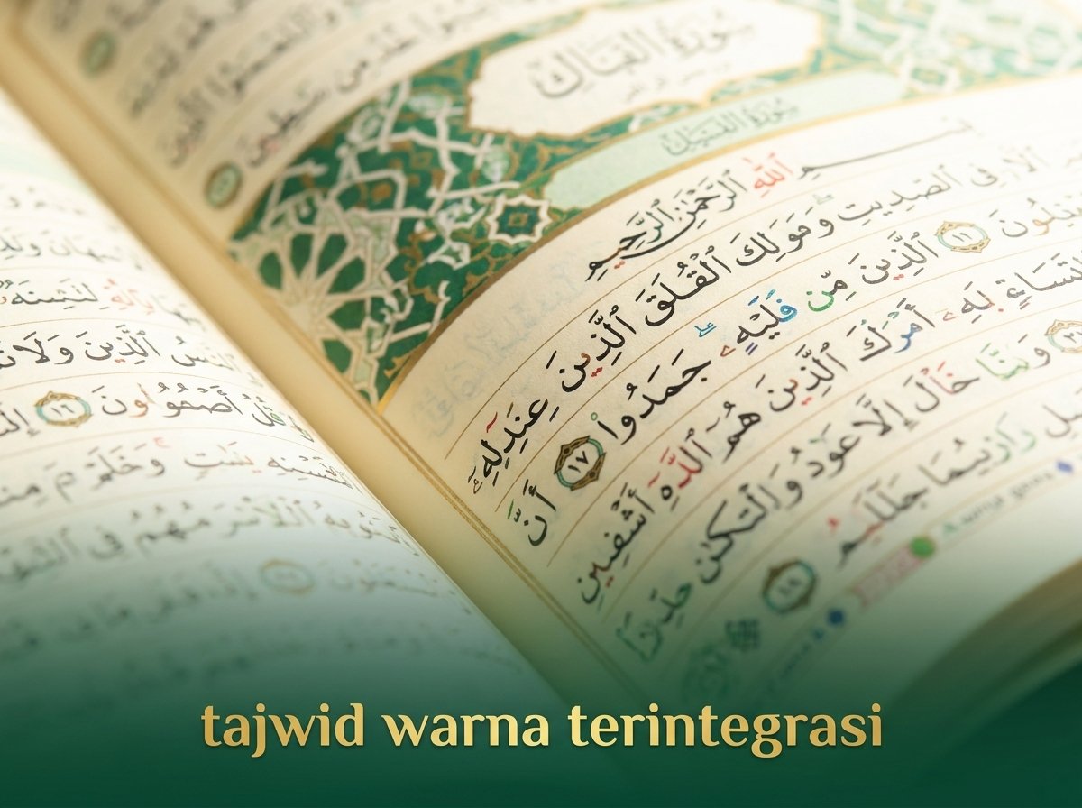 Fitur Edukasi Tajwid Warna Terintegrasi dan Terjemahan Alquran Pelangi