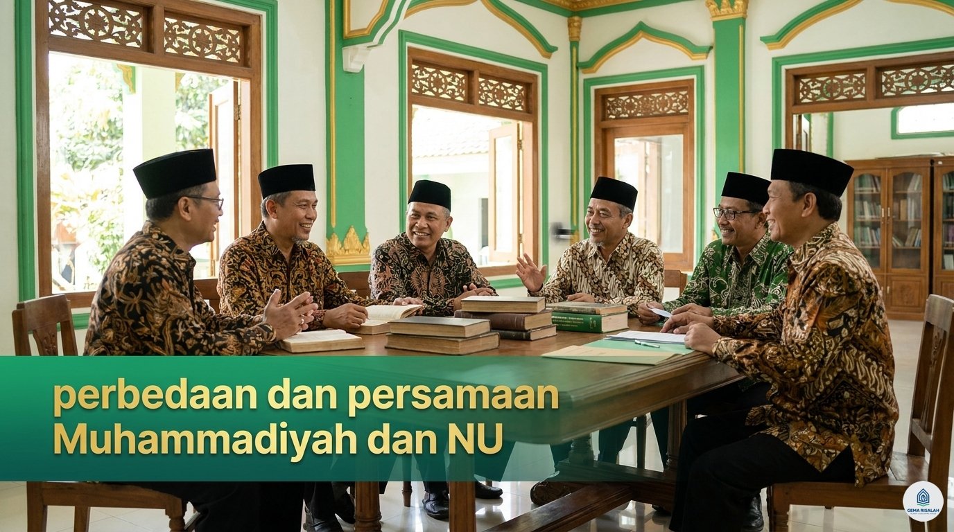perbedaan dan persamaan Muhammadiyah dan NU