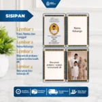 Buku Yasin dan Tahlil Hardcover Custom Kertas Mattepaper Hvs 208 Halaman Bonus Plus 4 Hal. Sisipan - Gambar 9