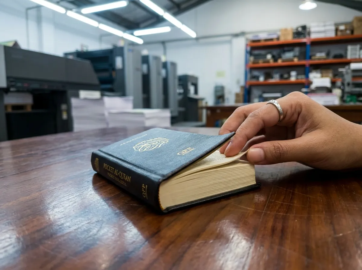 Spesifikasi Material dan Ukuran Grosir Alquran Saku Custom