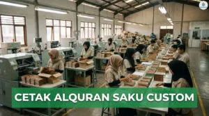 cetak alquran saku custom