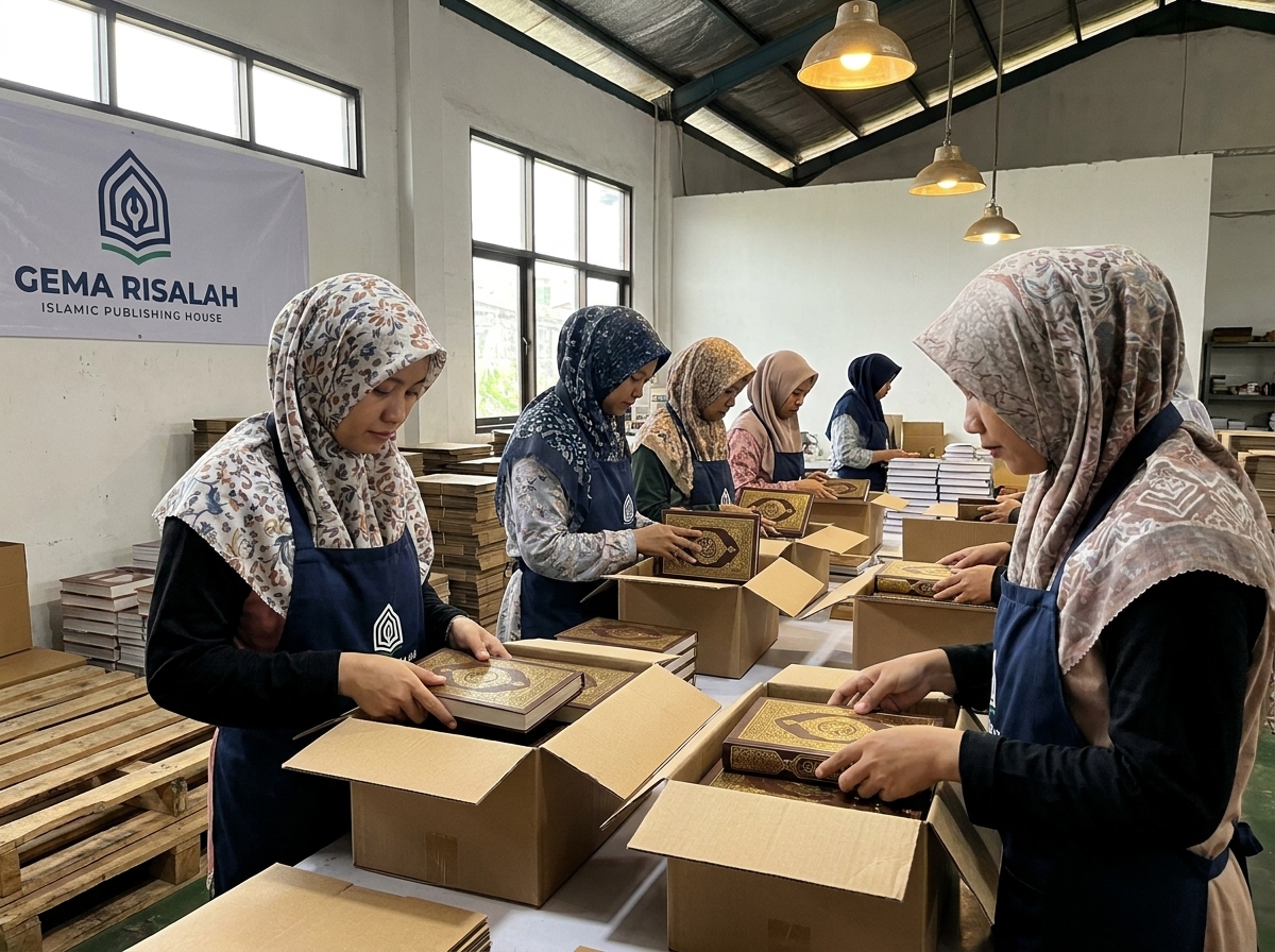 Prosedur Pemesanan Cetak Massal & Maklon Langsung Pabrik Alquran