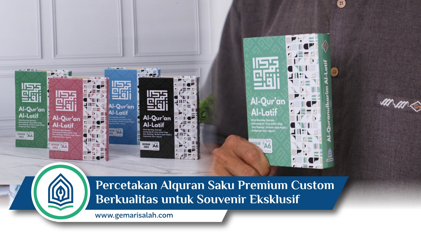 cetak alquran saku custom